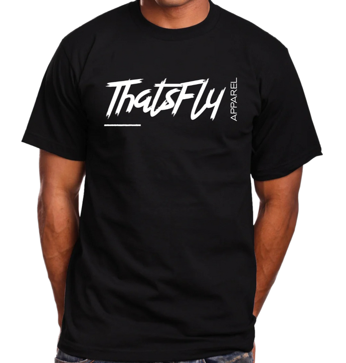 ThatsFly Apparel® Logo T-Shirt Glow In the Dark White